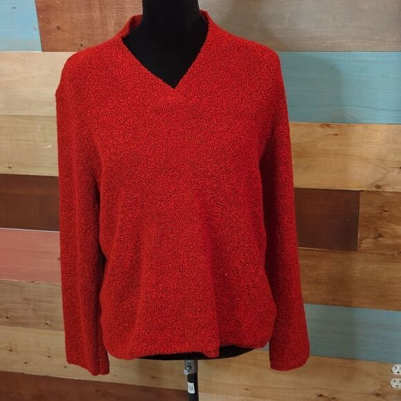 Large super soft red Josephine chaus sweater - Picture 1 of 5